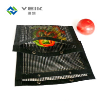 Food grade reusable bbq grill bag non stick mesh bag made in China